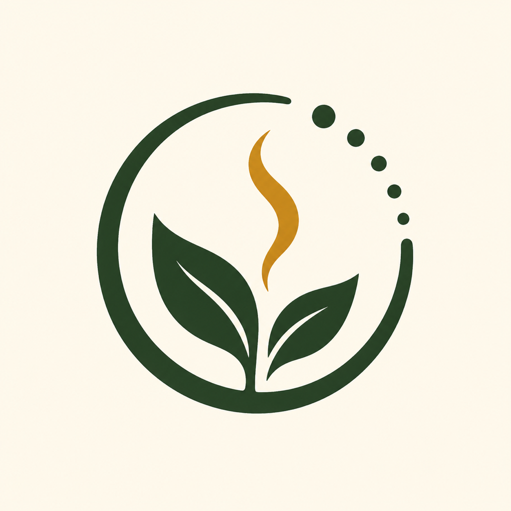 SteepTrace leaf and timer mark